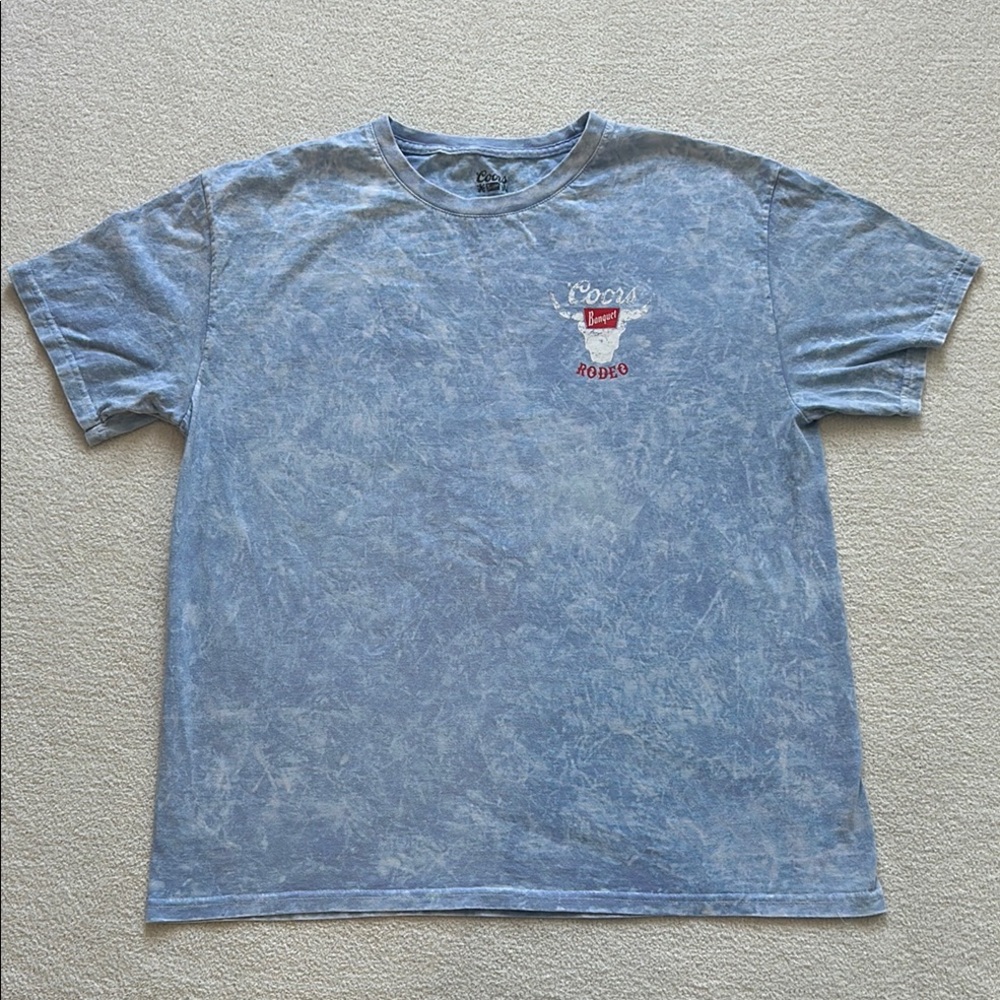Coors Light Blue Graphic cotton T-Shirt size XL
